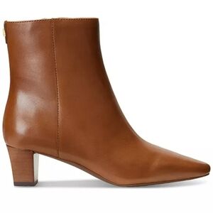 Ralph Lauren Willa Square-Toe Dress Bootie